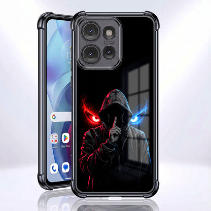 Motorola Edge 50 5G Hooded Shadow Demon Airbags Printed Back Case