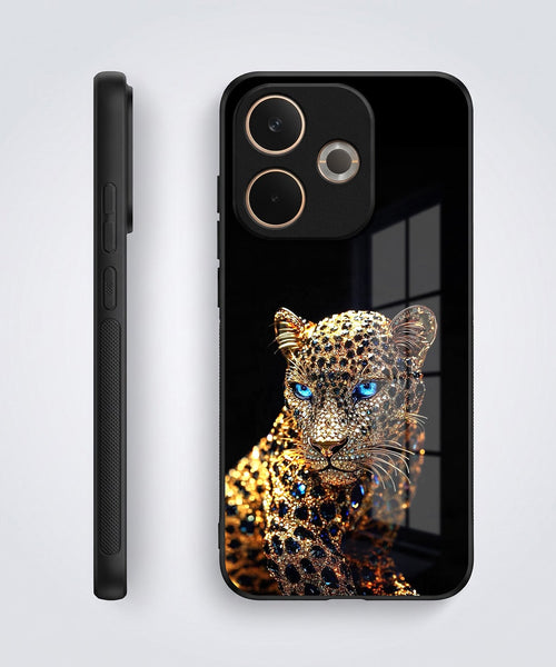 Oppo A5 Pro 5G Panther Acrylic Glass Back Case