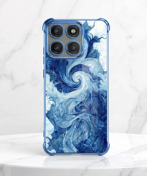 Motorola Edge 60 Pro 5G Ocean Swirl Airbags Printed Back Case