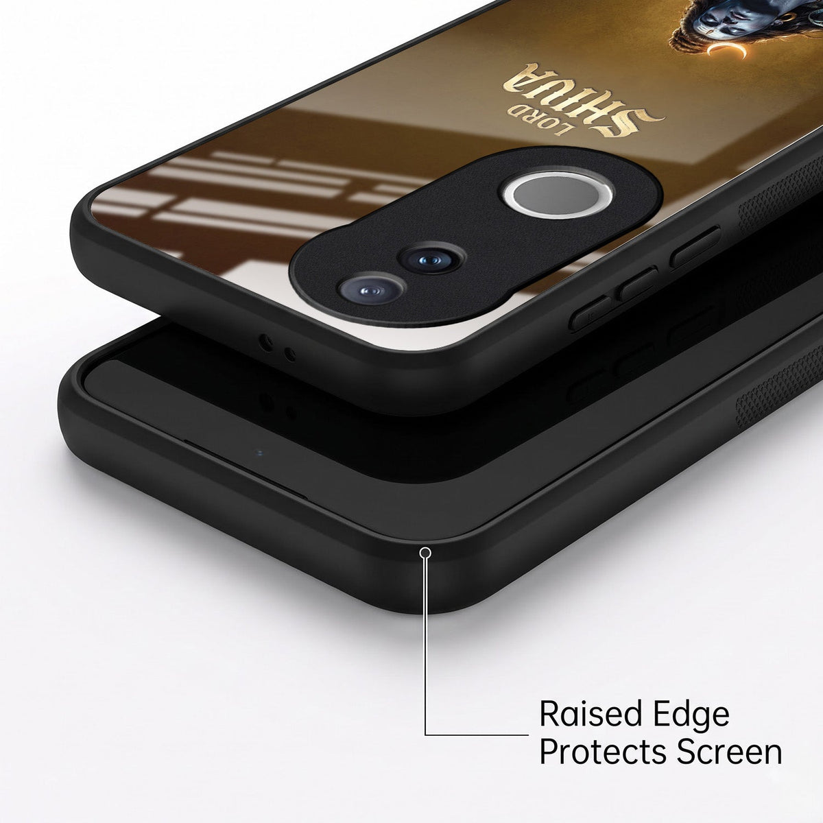 Vivo V50 5G Lord Shiva Acrylic Glass Back Case
