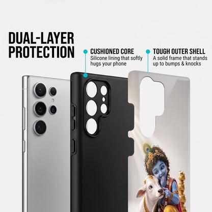 Samsung Galaxy S24 Ultra 5G Bal Krishna Blessings Protective Case