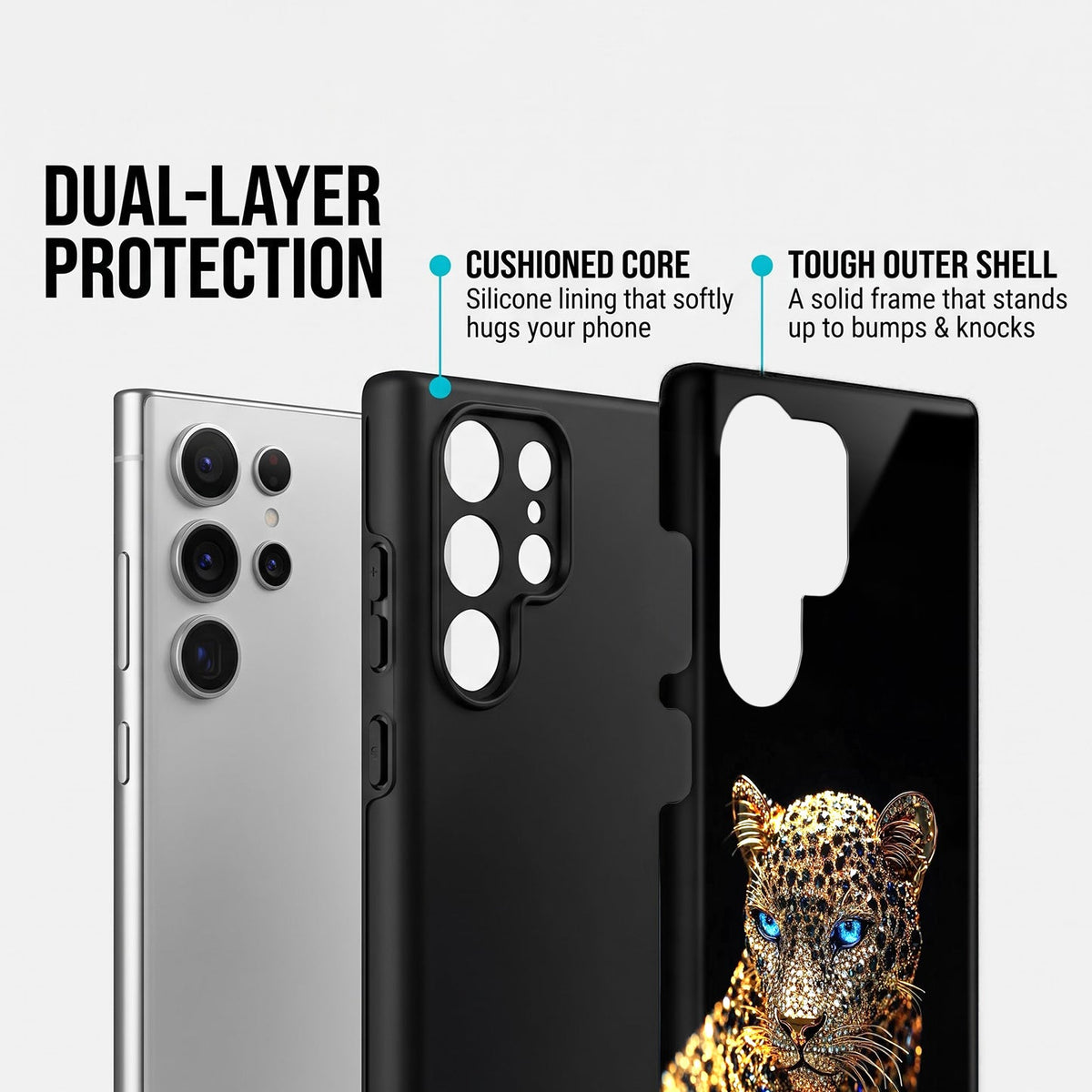 Samsung Galaxy S25 Ultra 5G Panther Protective Cases
