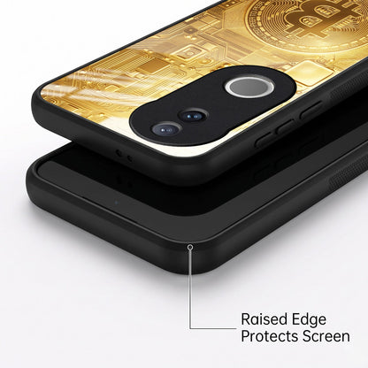 Vivo V50 5G Bitcoin Acrylic Glass Back Case