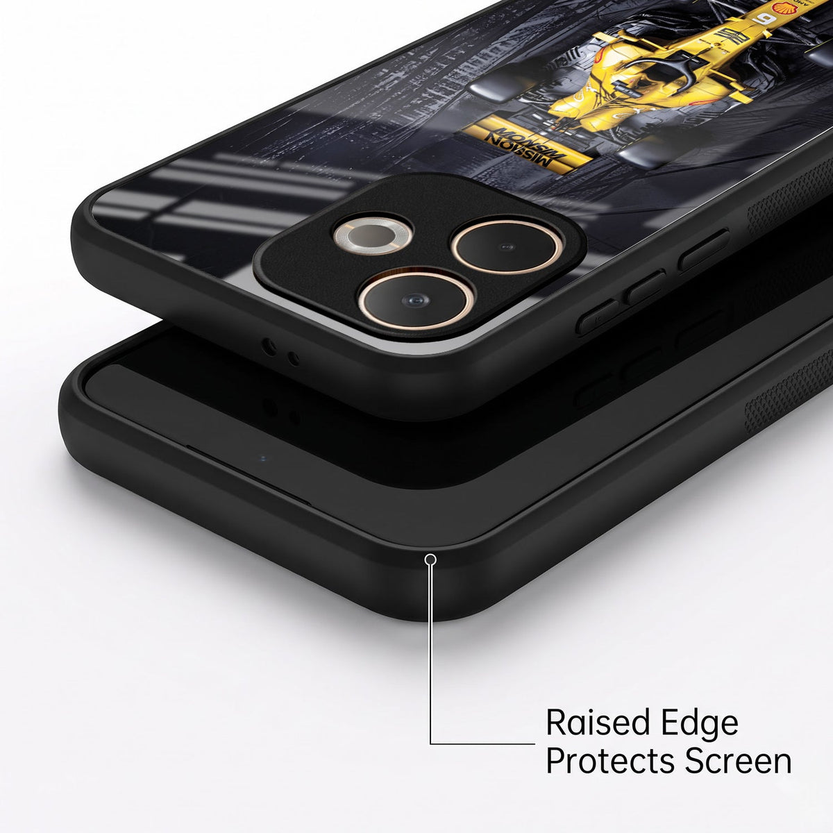 Oppo A5 Pro 5G F1 Racing Car Acrylic Glass Back Case