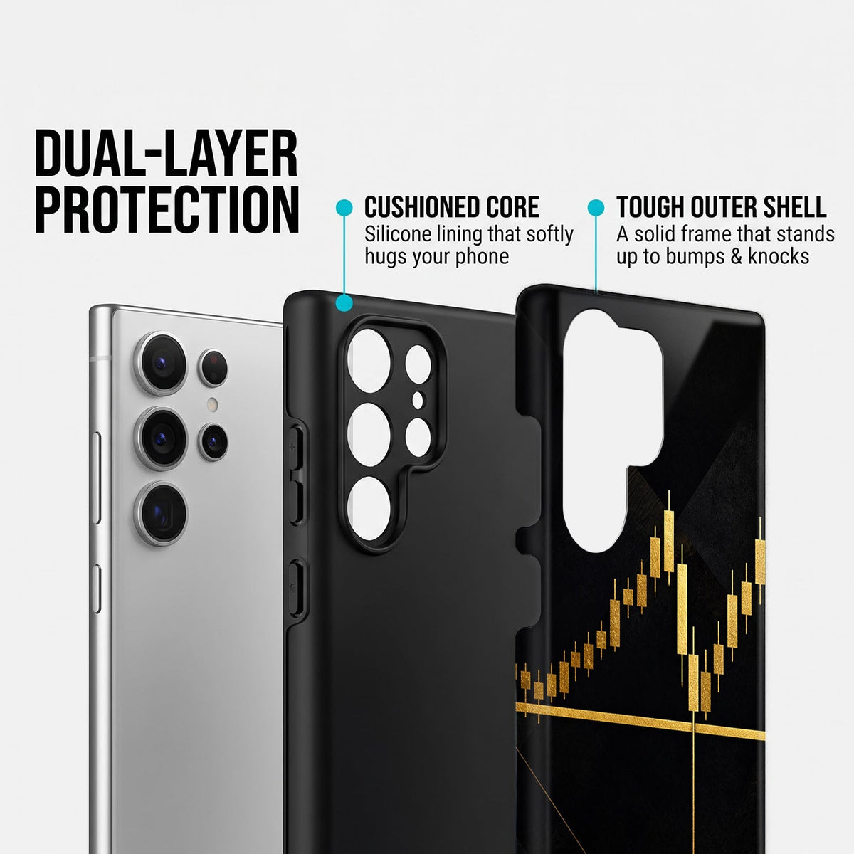 Samsung Galaxy S24 Ultra 5G Trading Candles Protective Case