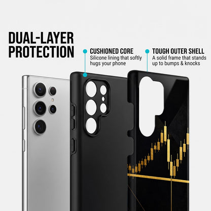 Samsung Galaxy S24 Ultra 5G Trading Candles Protective Case