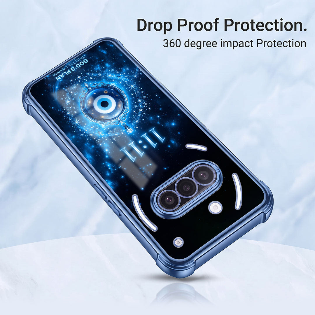 Nothing Phone 3a 5G Premium God’s Plan Evil Eye Airbags Printed Back Case