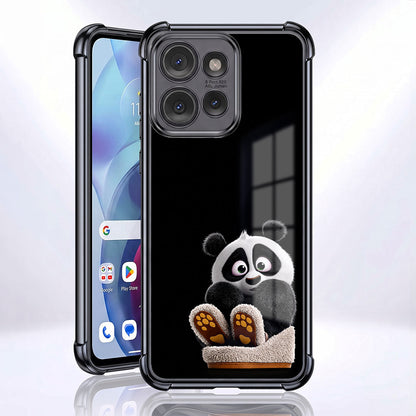 Motorola Edge 50 Neo 5G Cute Panda Airbags Printed Back Case