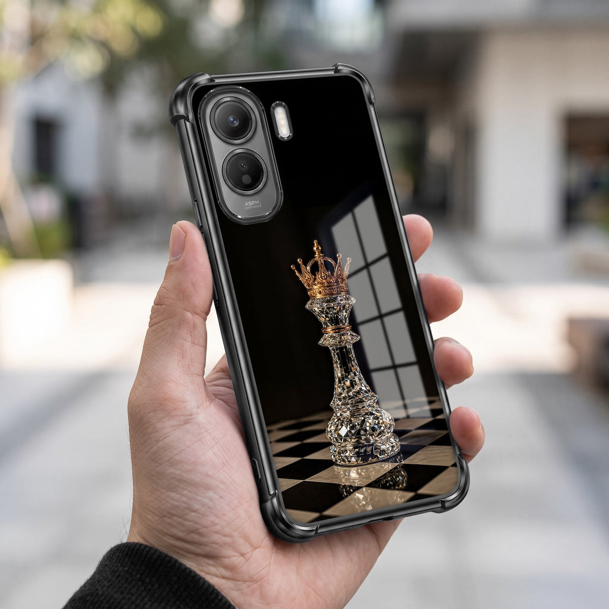 Vivo T5 Pro 5G Chess King Airbags Printed Back Case