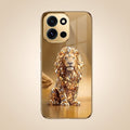 OnePlus Nord 6 5G Luxury Lion Gold Electroplated Glass Phone Back Case