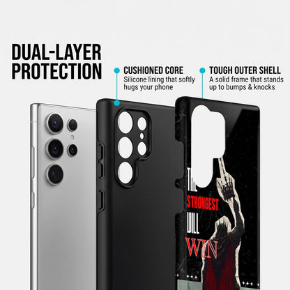 Samsung Galaxy S25 Ultra 5G The Strongest Will Win Protective Case
