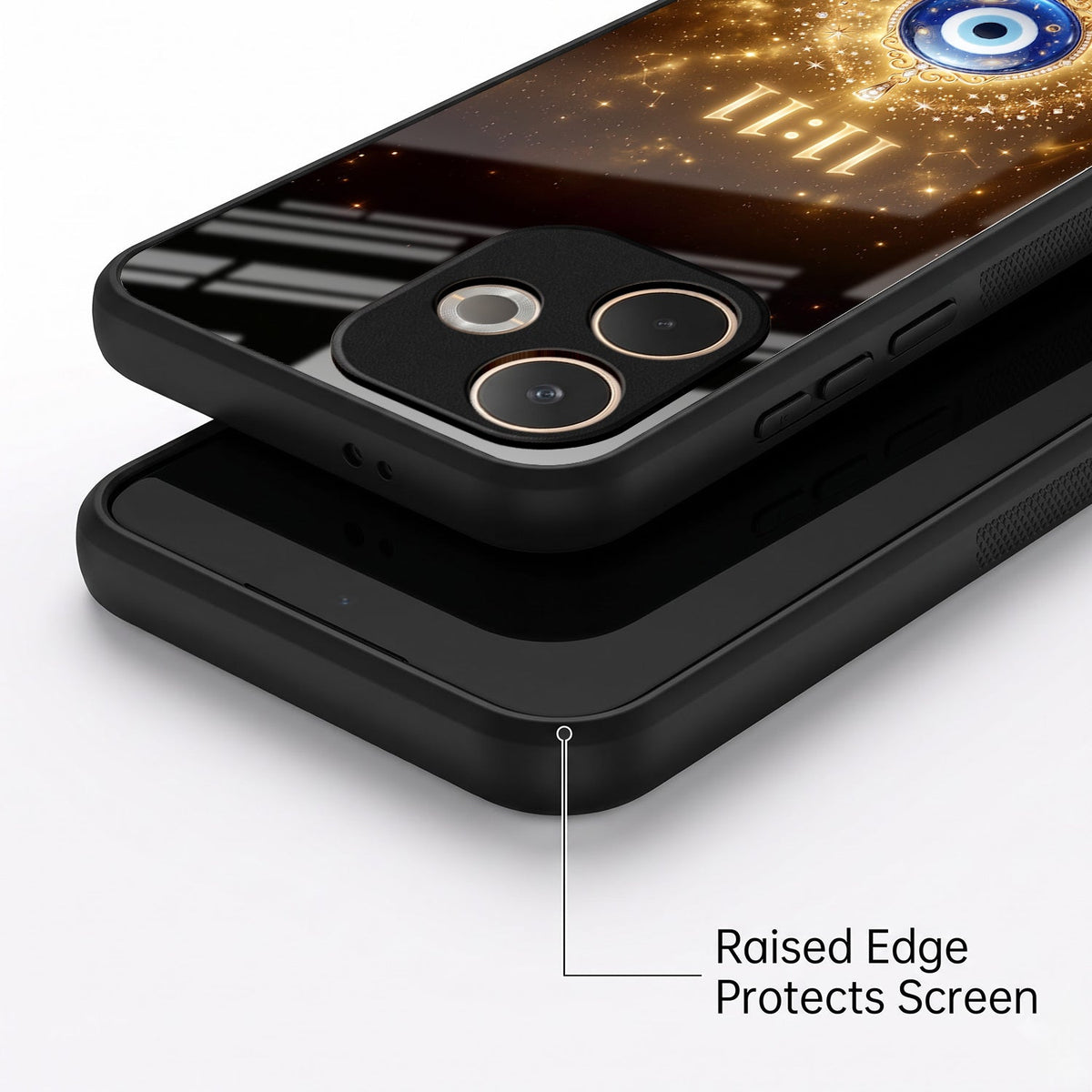 Oppo A5 Pro 5G God’s Plan Evil Eye Acrylic Glass Back Case
