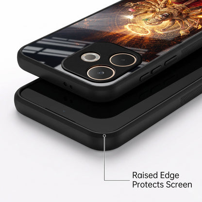 Oppo A5 Pro 5G Lord Narasimha Acrylic Glass Back Case