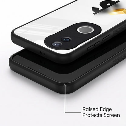 Vivo V50 5G Luxury XAU/USD Acrylic Glass Back Case
