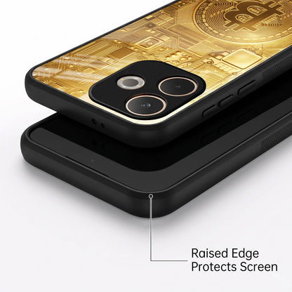 Oppo A5 Pro 5G Bitcoin Acrylic Glass Back Case