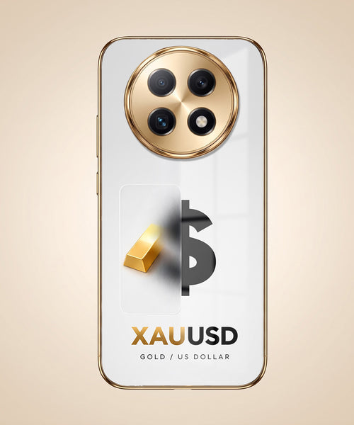 Oppo F29 Pro 5G Luxury XAU/USD Gold Electroplated Glass Phone Back Case