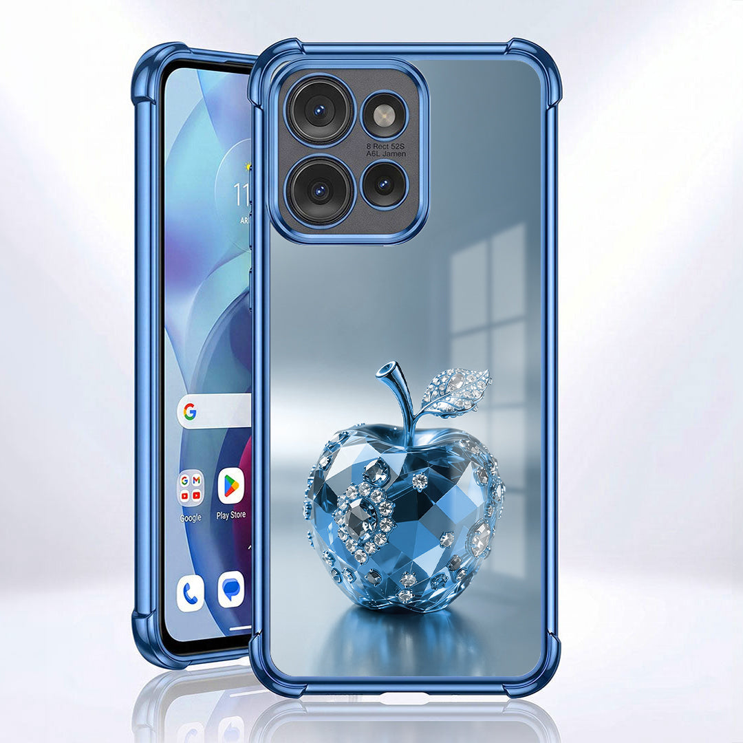 Motorola Edge 50 5G Blue Apple Airbags Printed Back Case