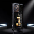 Oppo Reno 15 Pro Mini 5G Premium I Am The Best Gold Airbags Printed Back Case