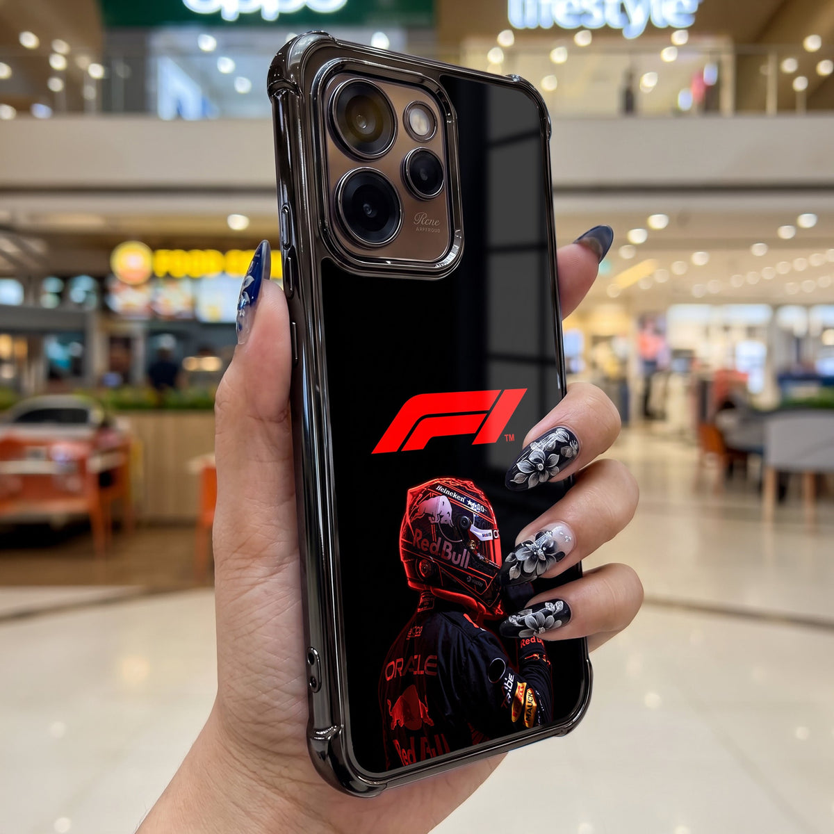 Oppo Reno 15 Pro Mini 5G F1 Rider Airbags Printed Back Case