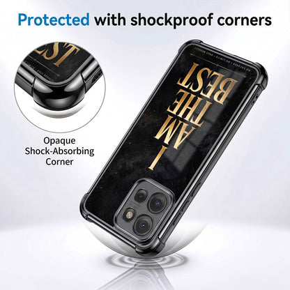 Motorola Edge 50 Neo 5G Premium I Am The Best Gold Airbags Printed Back Case