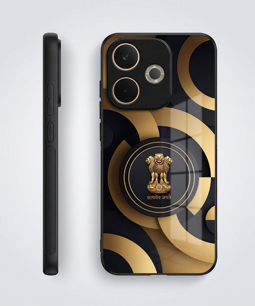 Oppo A5 Pro 5G Royal Emblem Acrylic Glass Back Case