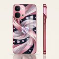 Vivo T5x 5G Diamond Glam Pink Electroplated Glass Phone Back Case