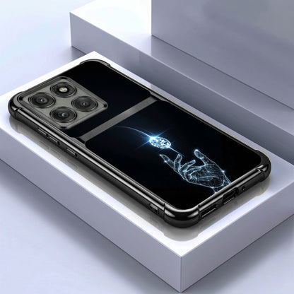 Motorola Edge 60 Pro 5G Cosmic Energy Dual-Tone Transparent Airbags Case