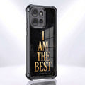 Motorola Edge 50 5G Premium I Am The Best Gold Airbags Printed Back Case