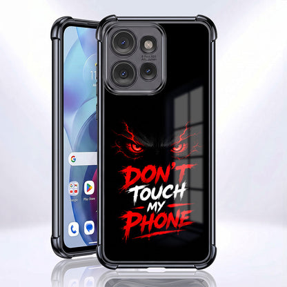 Motorola Edge 50 Neo 5G Don't Touch My Phone Airbags Printed Back Case