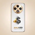 Oppo F27 5G Luxury XAU/USD Gold Electroplated Glass Phone Back Case