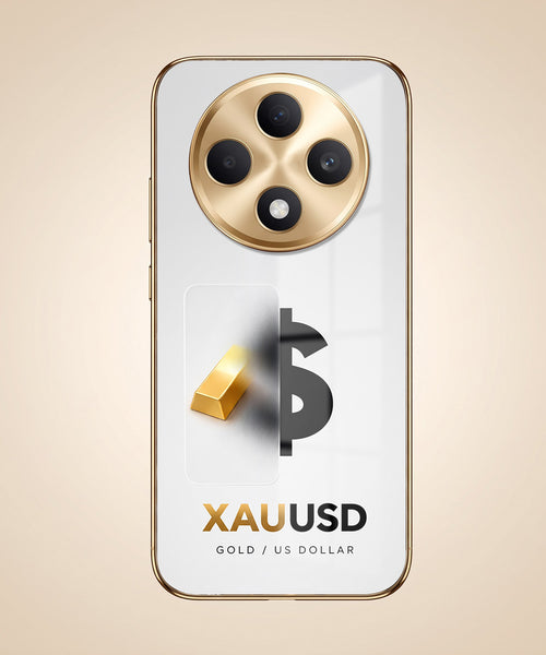 Oppo F27 5G Luxury XAU/USD Gold Electroplated Glass Phone Back Case