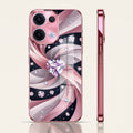 Oppo Reno 13 5G Diamond Glam Pink Electroplated Glass Phone Back Case