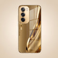 Oppo Reno 12 Pro 5G Luxury Infinity Energy Gold Electroplated Glass Phone Case