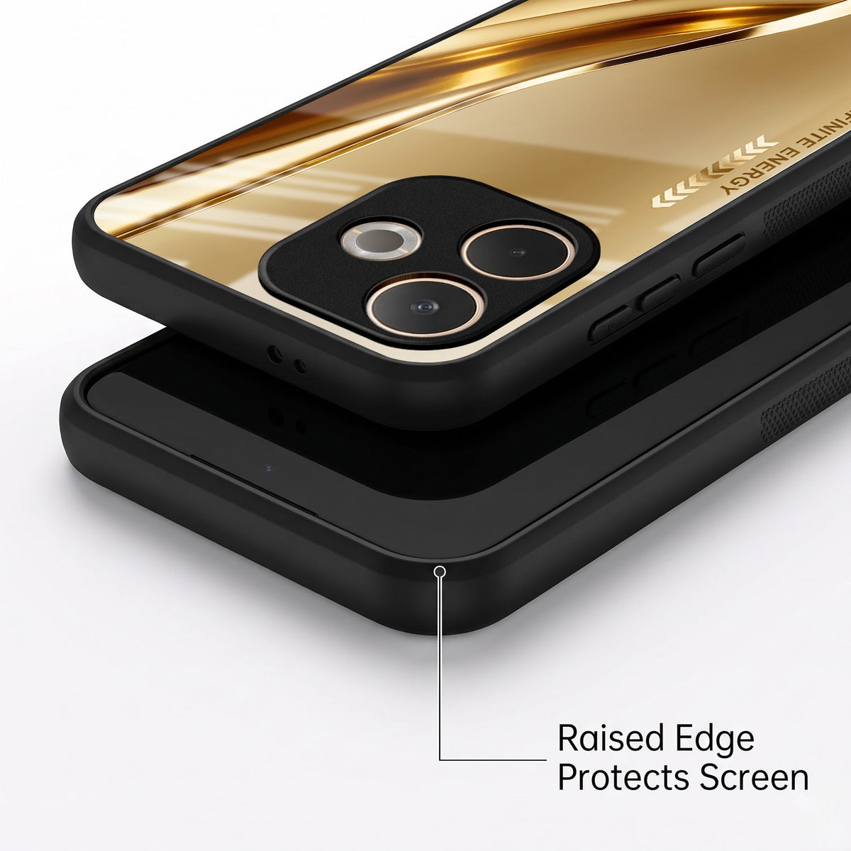 Oppo A5 Pro 5G Luxury Infinity Energy Acrylic Glass Back Case