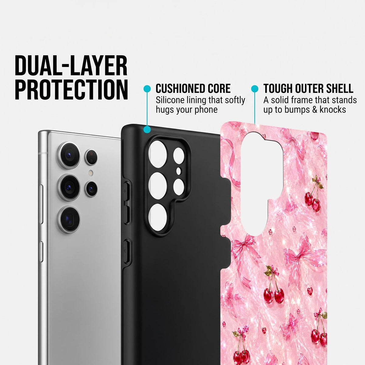 Samsung Galaxy S25 Ultra 5G Pink Cherry Blossom Protective Case
