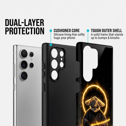 Samsung Galaxy S25 Ultra 5G Warrior Panda Protective Case