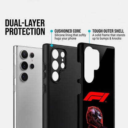 Samsung Galaxy S24 Ultra 5G F1 Racing Car Driver Protective Cases