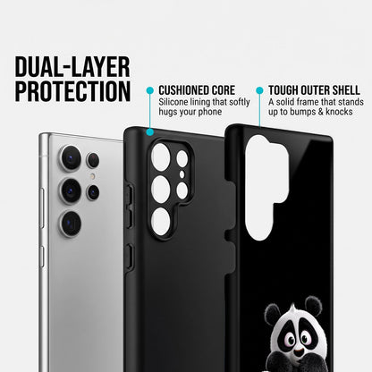 Samsung Galaxy S25 Ultra 5G Cute Panda Protective Case