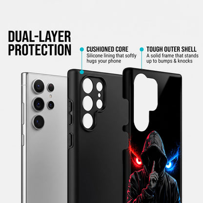 Samsung Galaxy S24 Ultra 5G Hooded Shadow Demon Protective Case