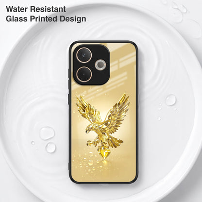 Oppo A5 Pro 5G Golden Eagle Acrylic Glass Back Case
