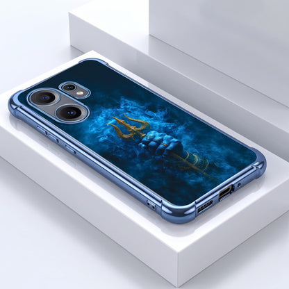 Nothing Phone 2 Pro 5G Premium Golden Trishul Airbags Printed Back Case