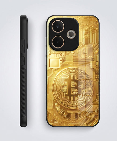 Oppo A5 Pro 5G Bitcoin Acrylic Glass Back Case