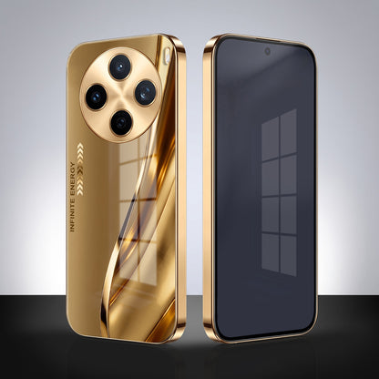 Vivo X200T 5G Luxury Infinity Energy Gold Electroplated Glass Phone Case