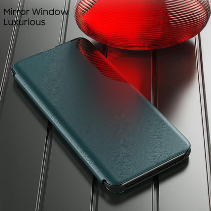 Vivo Y58 5G Luxury Half Window Leather Flip Case