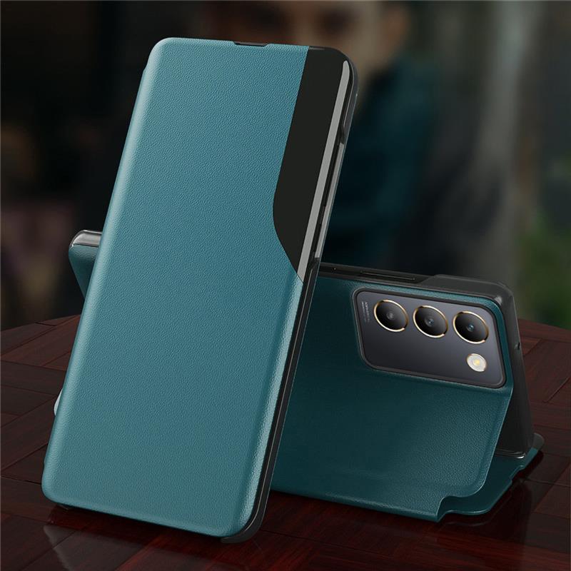 Vivo T3 5G Luxury Half Window Leather Flip Case – ELECTRO CASES