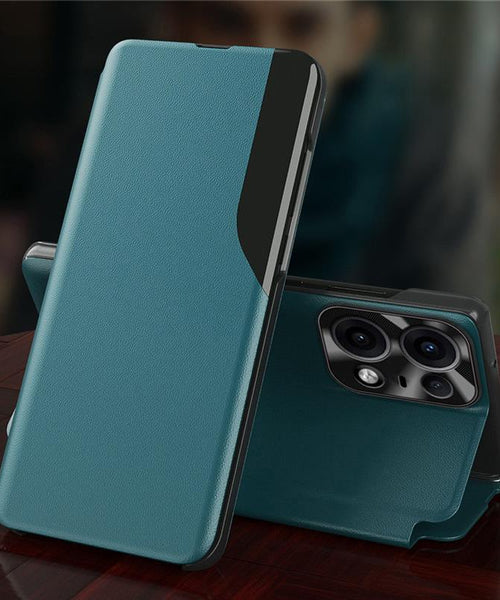 Motorola Edge 50 Pro 5G Luxury Half Window Leather Flip Case