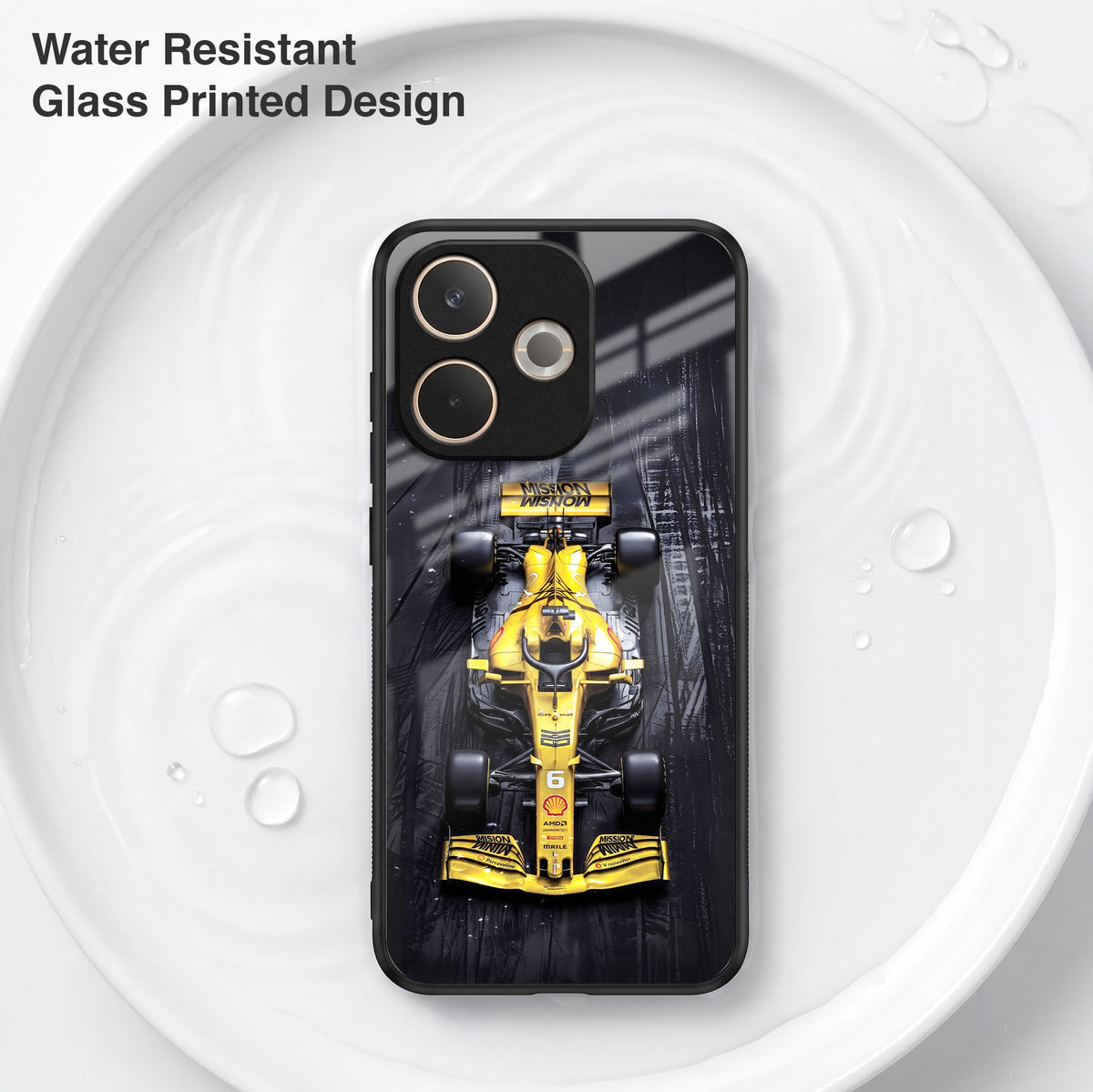 Oppo A5 Pro 5G F1 Racing Car Acrylic Glass Back Case