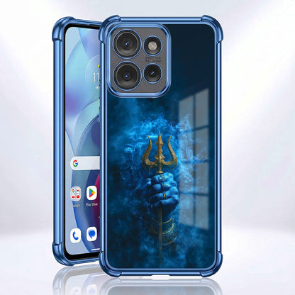 Motorola Edge 50 Neo 5G Premium Golden Trishul Airbags Printed Back Case