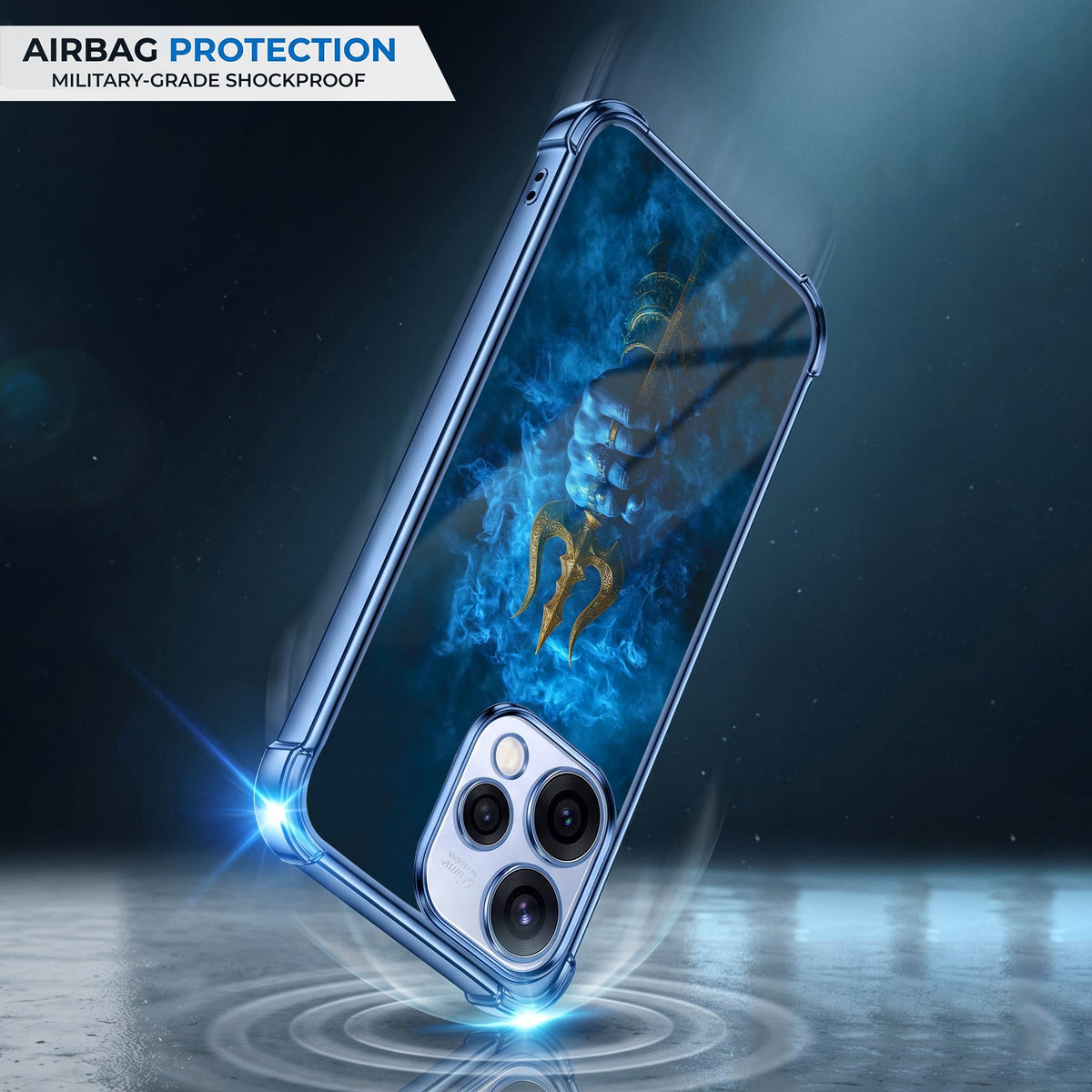 Oppo Reno 15 5G Premium Shiv Trishul Airbags Printed Back Case