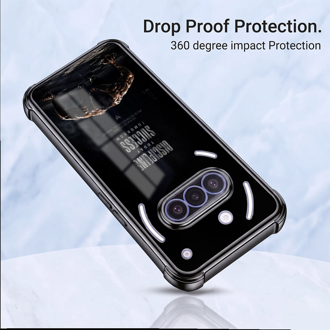 Nothing Phone 3a 5G Premium Discipline Today Airbags Printed Back Case